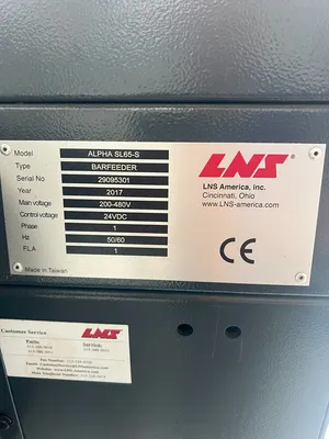 2017 LNS ALPHA SL 65S Bar Loader, Magazine Bar Loader | Machinery Resources International (5)