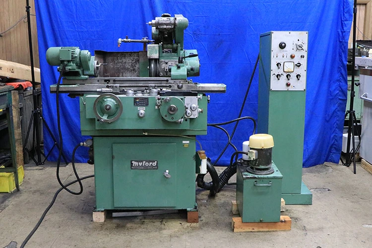 Used 1982 Myford MG12-HPM, S/N: HPM-153539M FULL AUTO CYCLE Cylindrical Grinders Including Plain & Angle Head New Jersey US | Machinery Values #302793
