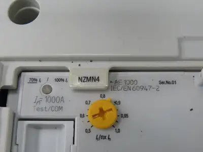 Eaton Moeller NZMN4-AE1000 Circuit Breaker 3-Pole 1000A 690VAC Rotary Handle