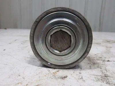 Heavy Duty Conveyor Gravity Roller 27"BFx3-1/2"Dia. Steel 1-1/16" Hex W/Shaft