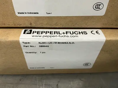 Used PEPPERL + FUCHS NJ20+U4+WBHMS3N.O. Proximity Sensors Ohio US | HGR 24 #1550056