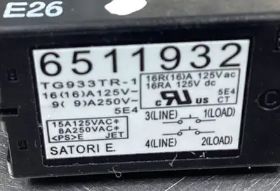 Used Satori 5E-1 / 7 Switch Parts South Carolina US | Palmetto Automation #1159099