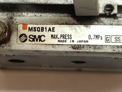 Used SMC Pneumatic Rotary Table Actuator, SIngle Rack, 2-Point Stop Rotary Actuators Michigan US | Maverick Industrial Sales #1389863