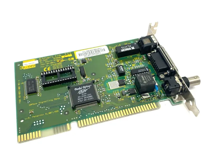 Used 3Com EtherLink III Network Adapter Card 03-0021-002 PLC Processors Michigan US | Maverick Industrial Sales #1394694