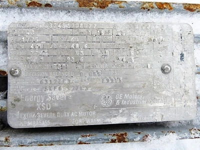 40 hp General Electric AC Motor
