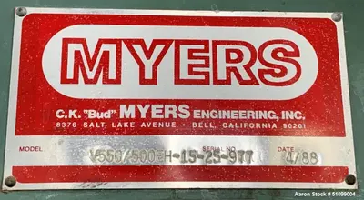 USED MYERS 550/500EH-15-25
