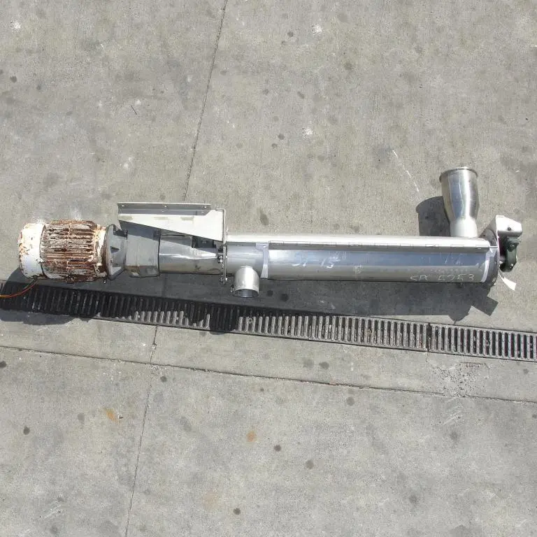 SPC5253  Conveyor screw conveyor Stainless Steel Contact Parts, 6" dia. X 47" long