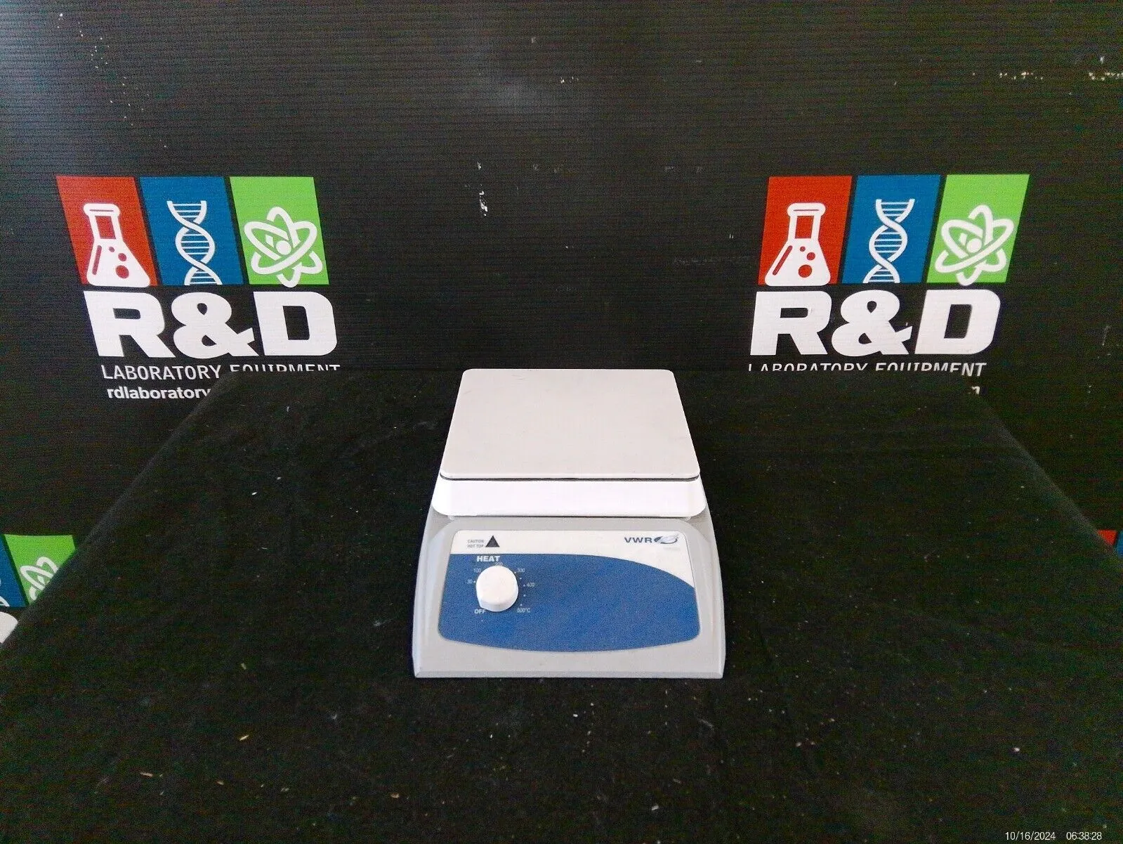 VWR Scientific 12365-382 Hot Plate Stirrer Ceramic 7"x 7" 120v FULLY TESTED