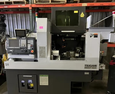 2015 TSUGAMI SS207-5AX Swiss Type Automatic Screw Machines | Midstate Machinery (7)