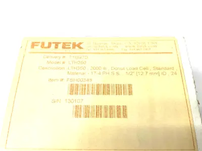 New | in-Stock FUTEK DONUT LOAD CELL 2000LB 17-4 PH S.S. Transducers Michigan US | Maverick Industrial Sales #1122687