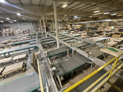 Weinig Optisaw System with Luxscan Combiscan and 3 Opticut 450 Quantum