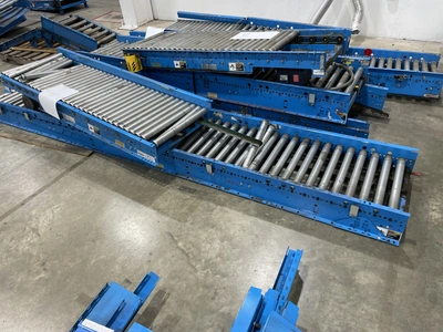 Accuglide/Buschman Roller Conveyer set, Width: 22", Length: 58'