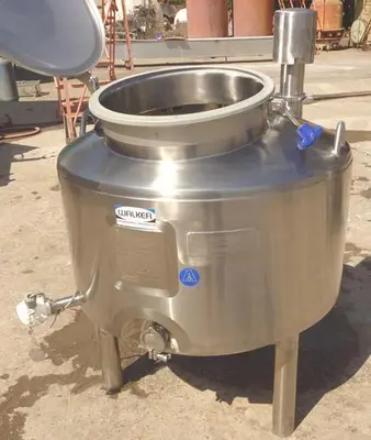 Tank, 75 Gallon, 316L Stainless Steel, Jacketed, Walker, DT/CB #S743306