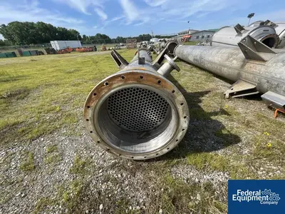 USED Buffalo Technologies 1,675 Sq Ft Buffalo Technologies Heat Exchanger, 304L S/S, 105/105#