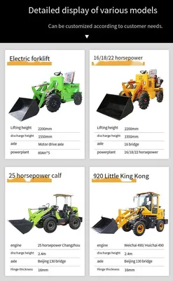 NEW Electric forklift small loader Nuoman