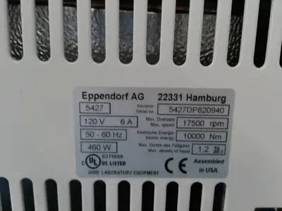Eppendorf 5430 Micro-Centrifuge w/ FA-45-30-11 Rotor FULLY TESTED