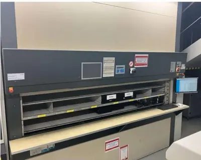 USED 2000 KARDEX VERTICAL CAROUSEL STORAGE SYSTEM