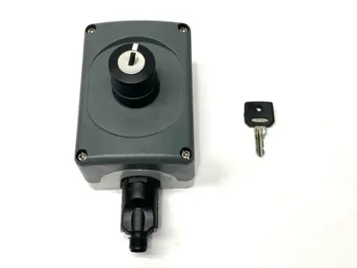 Used ABB Pushbutton Enclosure w/ Key Selector Switch Relays & Switches Michigan US | Maverick Industrial Sales #1397811