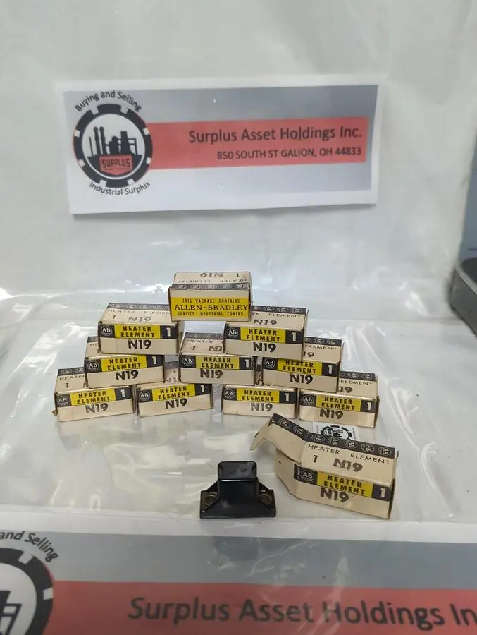 New | in-Stock ALLEN BRADLEY N19 Miscellaneous Equipment (Electrical & Power) Ohio US | Surplus Asset Holdings #1466660