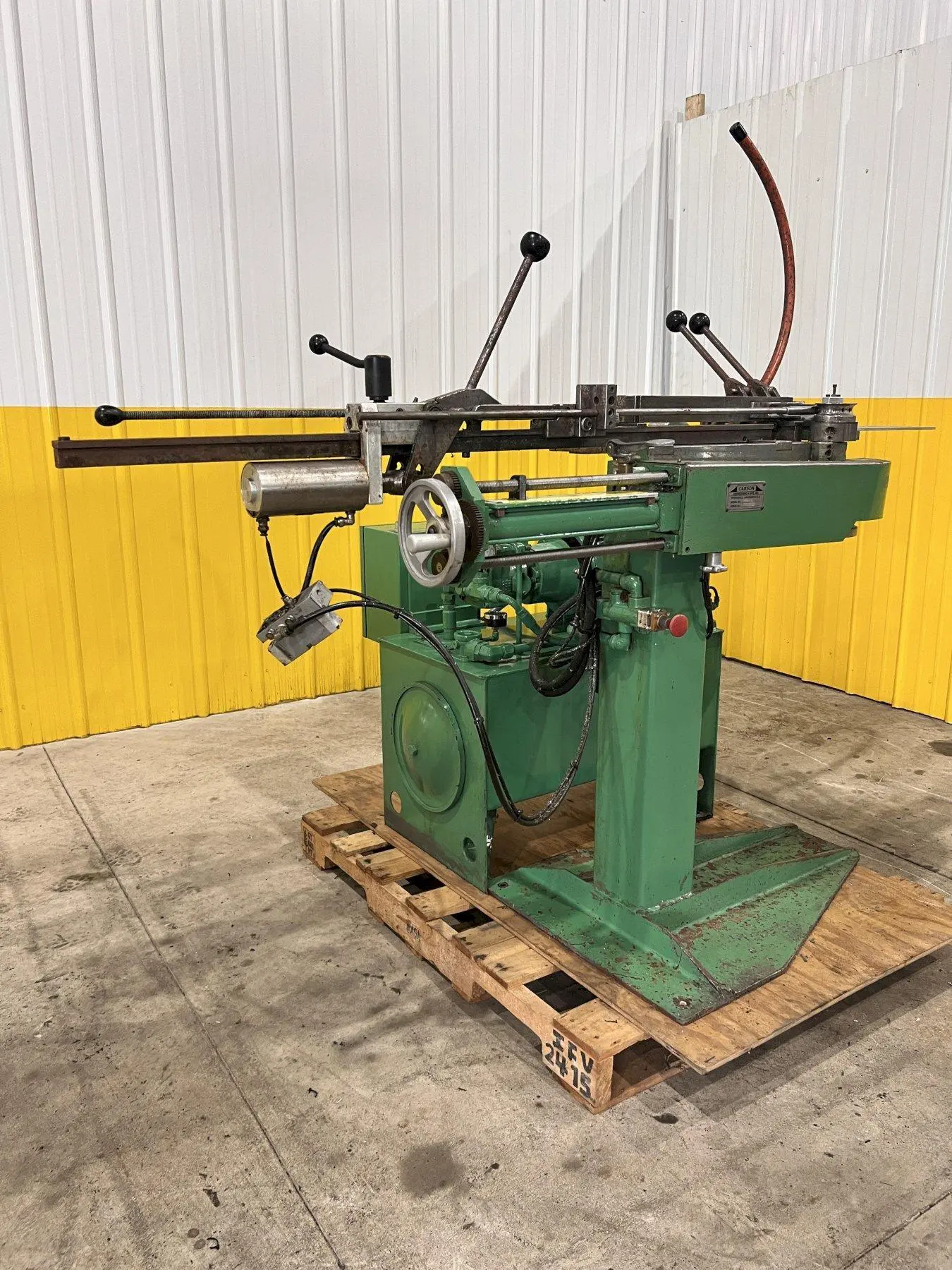 1-1/8" CARSON MODEL #HPA-1A HYDRAULIC TUBE BENDER : STOCK #20120