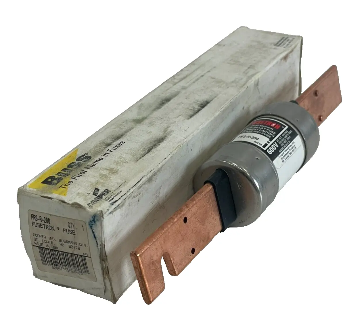 NEW COOPER BUSSMANN FRS-R-200 FUSE 600V FRSR200