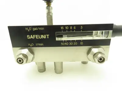 9938 John Crane Safeunit H2O GPM & H2O I/Min 4-Stainless Barbs 3/4" ID