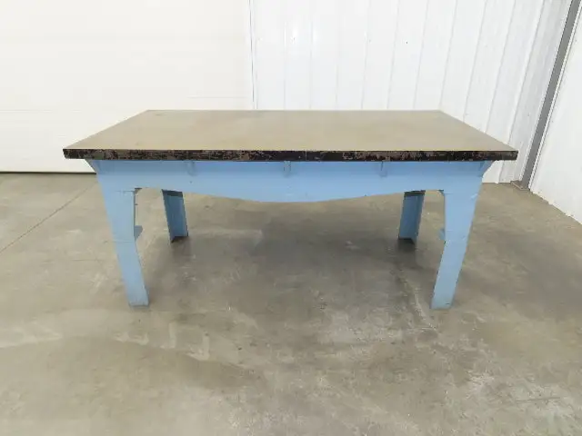 Vintage Precision Steel Welding Layout Table 72x36" Cast Iron 1-11/16" Thick Top