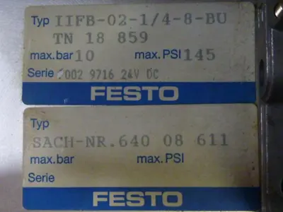 USED FESTO IFB8-02