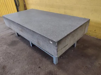8' X 4' X 14" CHALLENGE PRECISION LAYOUT INSPECTION GRANITE TABLE: STOCK #23789
