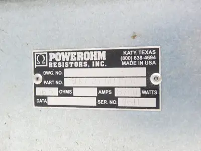 Used POWEROHM _UNKNOWN_ Misc Electrical & Power Parts Indiana US | Arrow Industrial #1408387