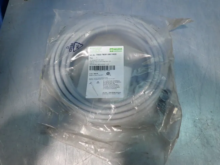 Used MURR ELEKTRONIK 7000780519611000 Cable & Wire Ohio US | HGR 24 #903180
