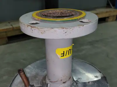 Water Baffle Test Tube w/ Temperature Gauge