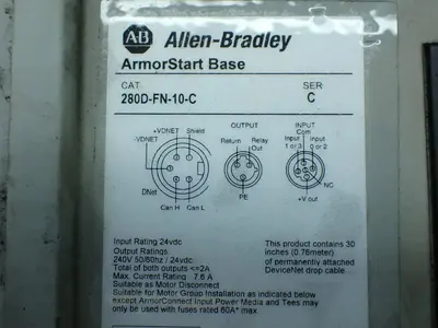 USED ALLENBRADLEY 280DFN10C