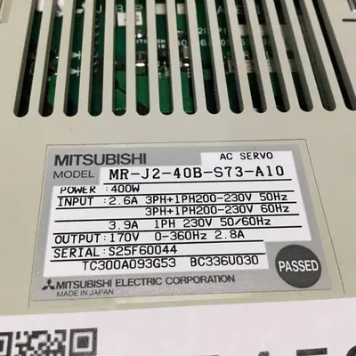USED MITSUBISHI MR-J2-40B-S73-A10