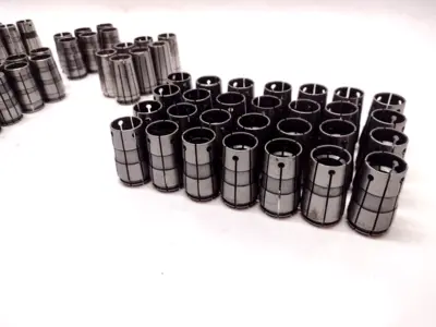 69 Pieces | Assorted CNC Spring Collets LOT OF 69 - Used
