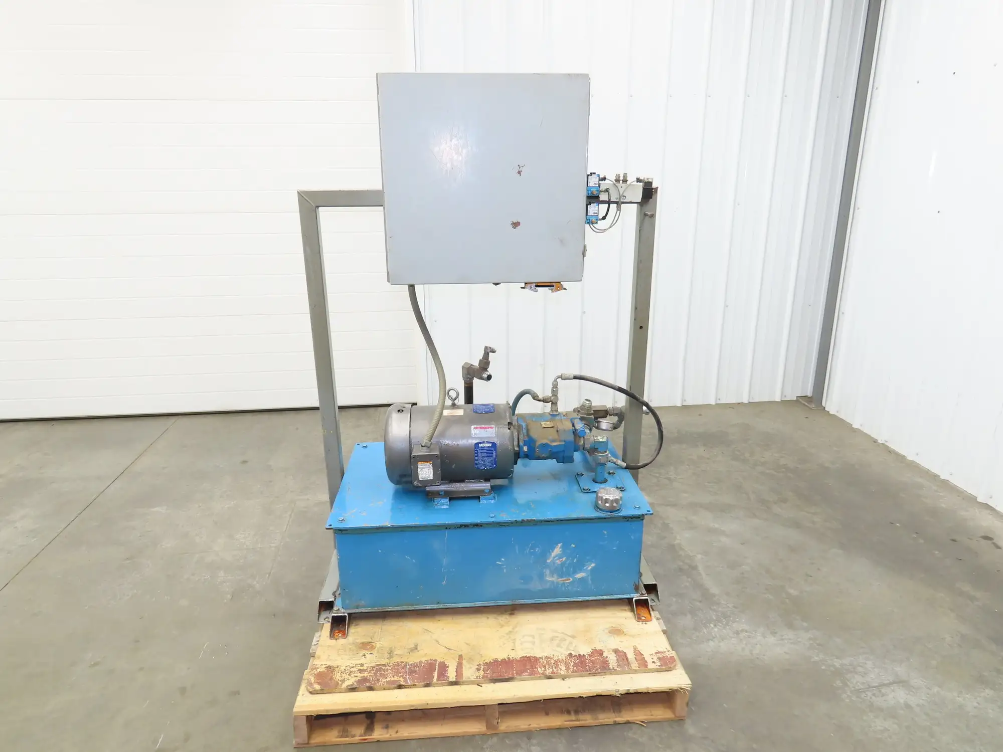 Eaton Vickers 02-341558 Hydraulic Power Unit 10GPM 230/460V 3Ph 30 Gallon Tank