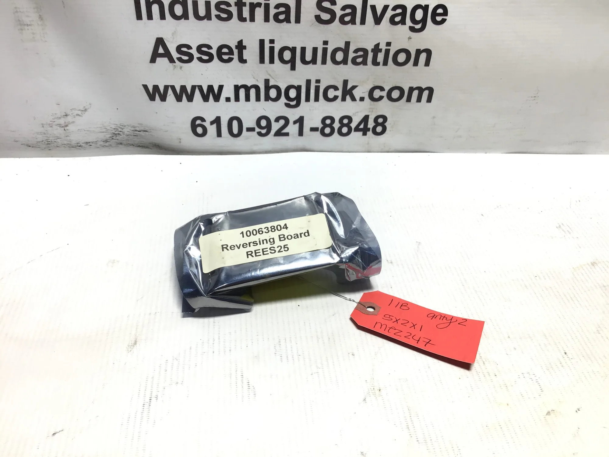 USED ⚡️ BRAND: ELECTROSTATIC SENSITIVE DEVICES – TRUSTED FOR RELIABLE ELECTRONIC SOLUTIONS. ⚡️ MODEL: 10063804 REVERSING BOARD REES25 – DESIGNED FOR EFFICIENT CIRCUIT CONTROL.
