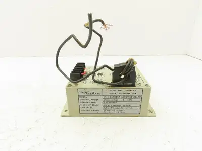 TimeMark 2734 Current Sensitive Relay See Pictures 2-20A 0.2-2.5 Sec Trip Delay