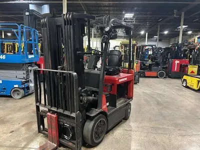 Used 2017 RAYMOND 4750C40 4-Wheel Sit down Electric Counterbalance Forklifts Illinois US | Somerset Equipment Sales #1546144