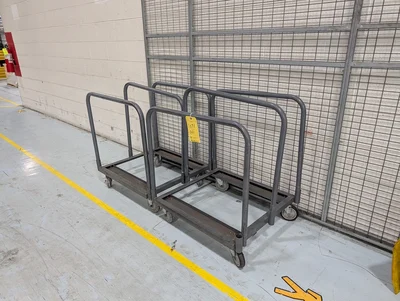 (2) Rolling Table Carts