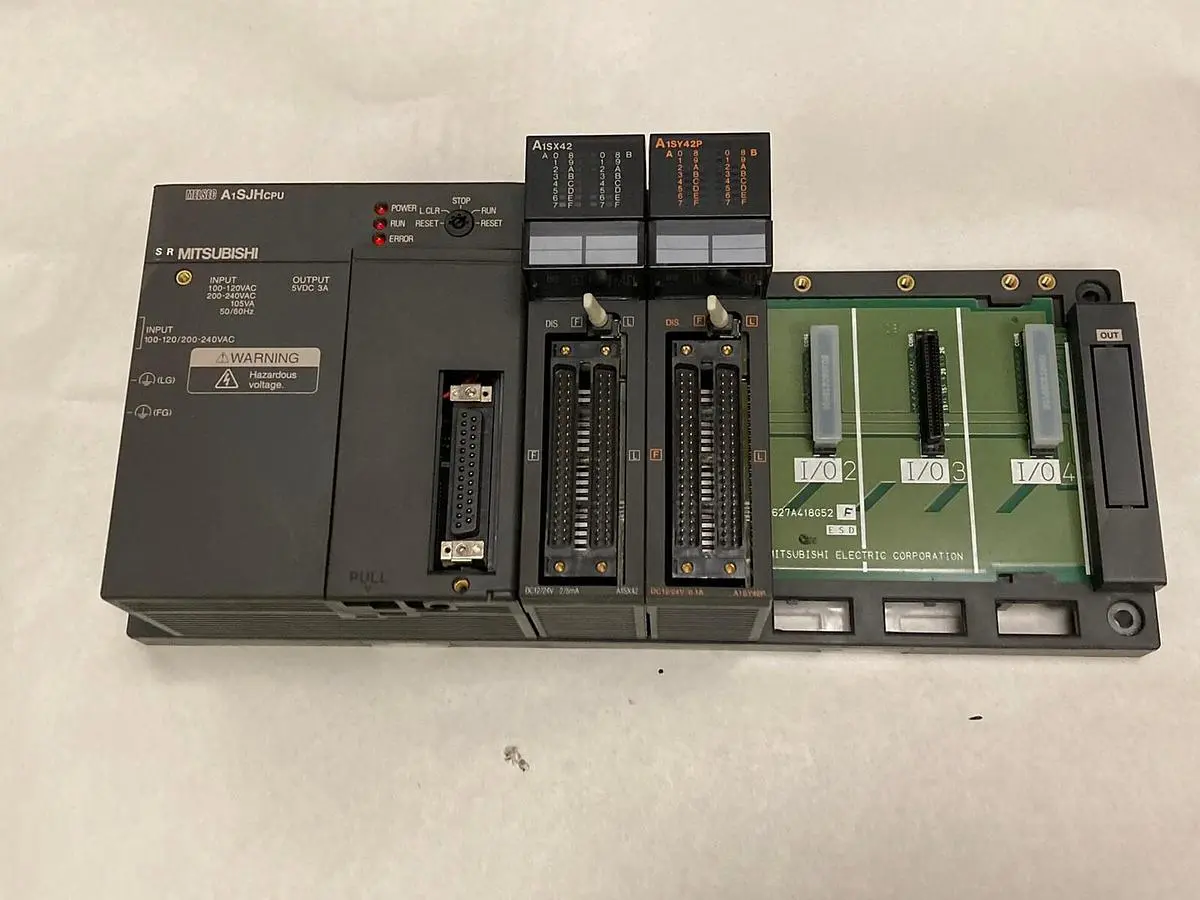 Used MITSUBISHI A1SJHCPU PLC Chassis Ohio US | Surplus Asset Holdings #1246137