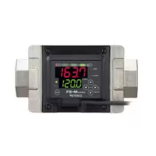 Keyence FD-MZ100AYKP Flow Meter Sensor, Main Unit, Landscape, 100 L/Min, PNP [New]