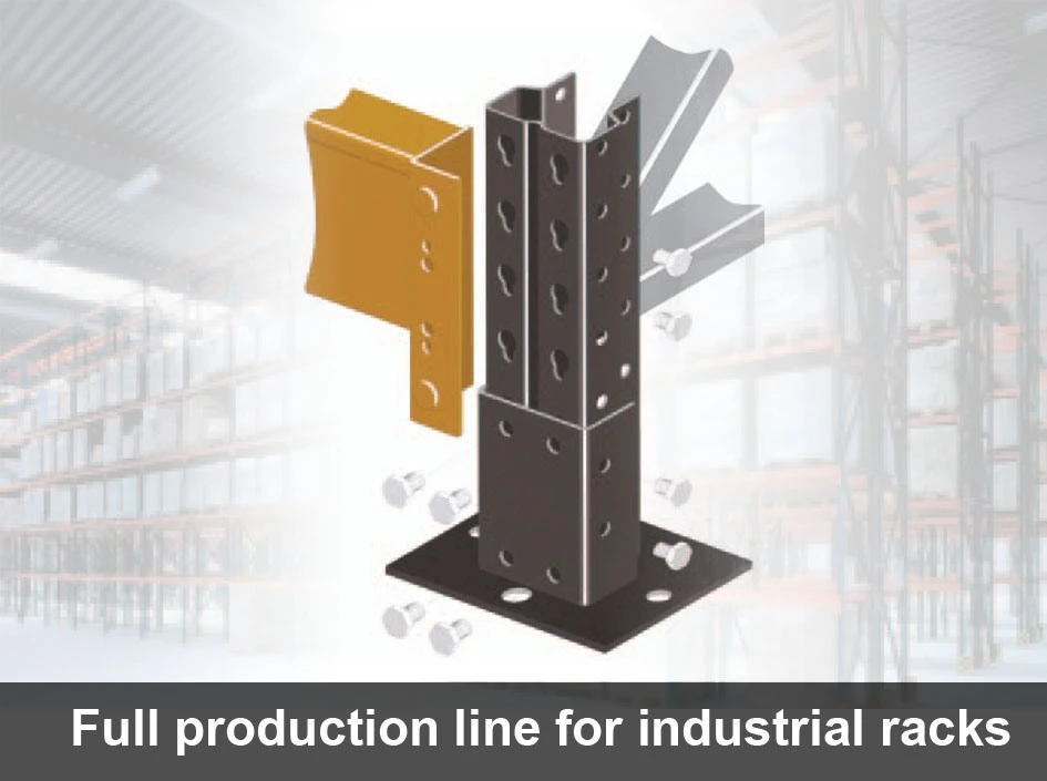 USED POLYPAL ROLLFORMING LINE FOR PALLET RACKS (2)