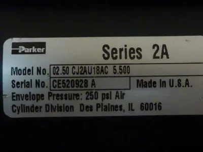 USED PARKER 02.50 CJ2AU18AC 5.500