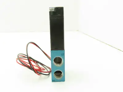 MAC 37A-AB0-HDBB-1MC Pneumatic Solenoid 3/2 Poppet Valve 24VDC 1/4" NPT