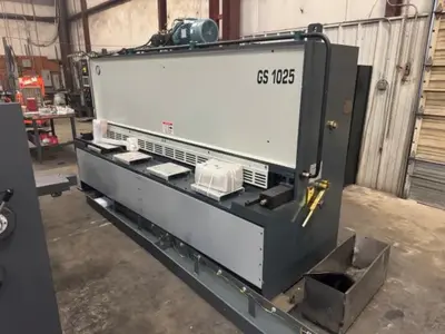 Used JAYSHREE MACHINE TOOLS GS1025 Power Squaring Shears (Inch) Ohio US | HGR 24 #878370