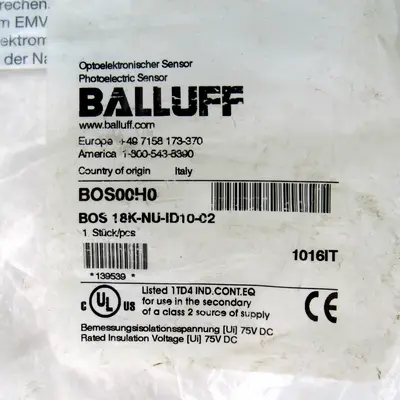 NEW BALLUFF BOS 18K-NU-ID10-02