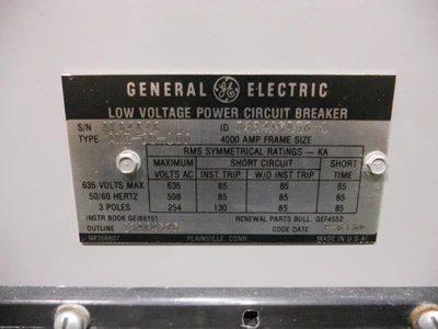 Used GE AKR-8D-100 Circuit Breakers Ohio US | Equipment Recovery Corp. #1329705