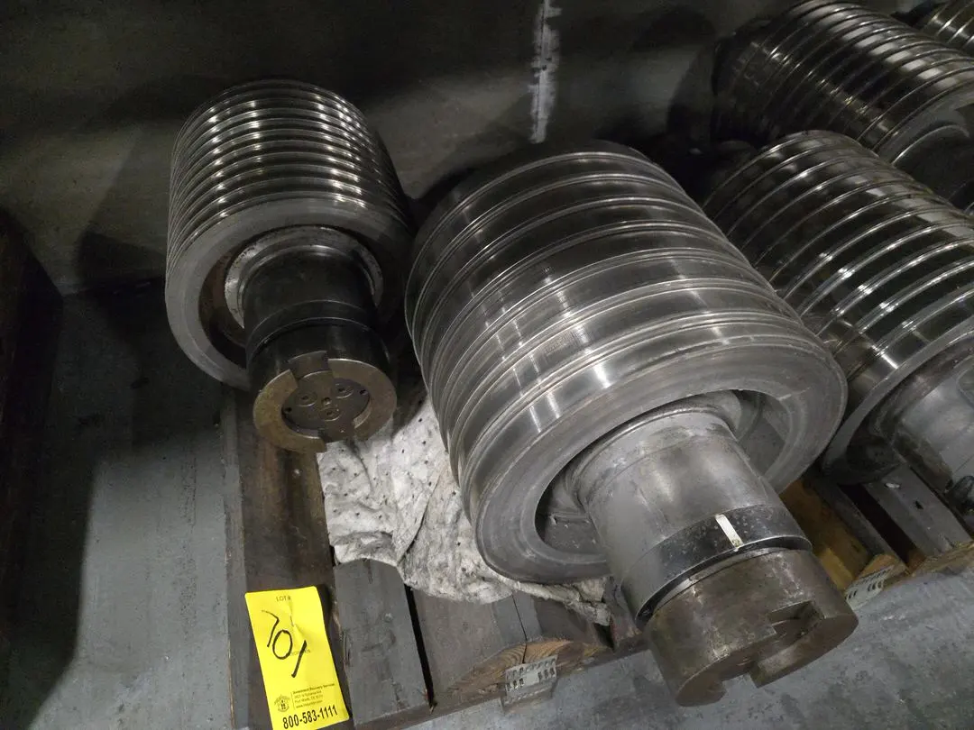 (2) OD Grind Drum Spindle