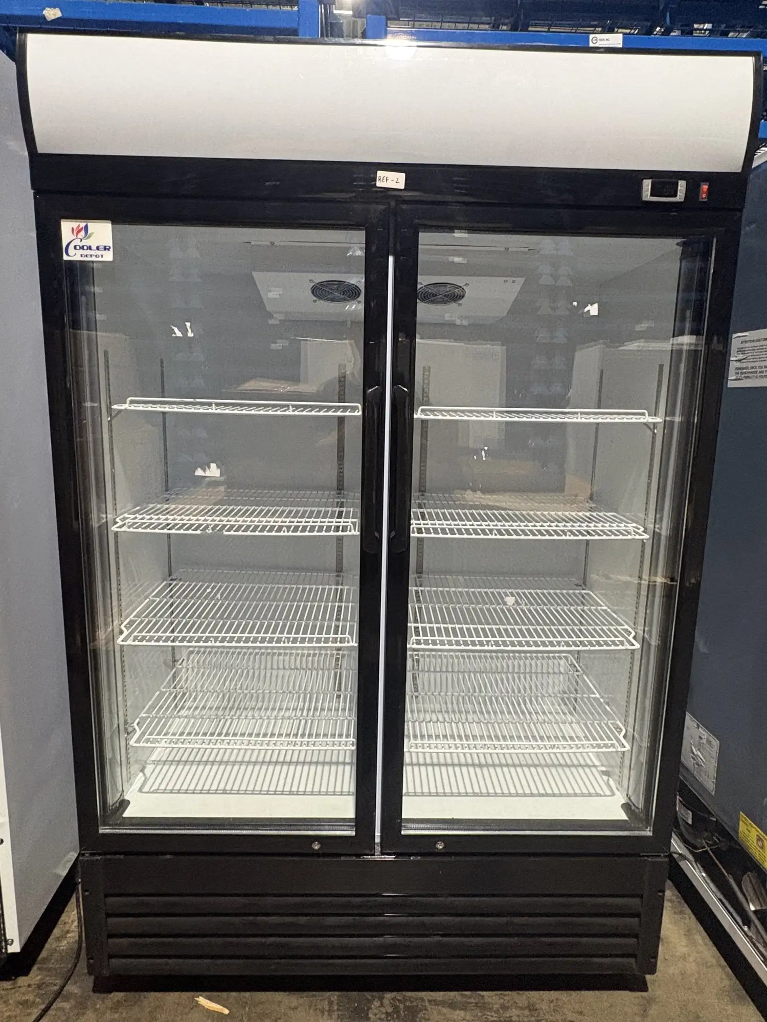 Used Cooler Depot Double Glass Door Merchandiser Display Refrigerators Texas US | PT Medical Technologies #1458655
